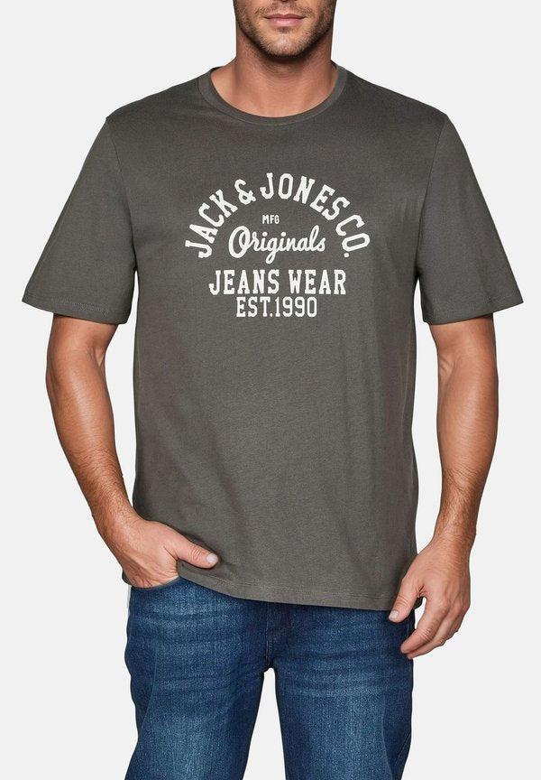 Jack & Jones 4 PACK - PRINT T-SHIRT - JJLINO - Print T-shirt - pack