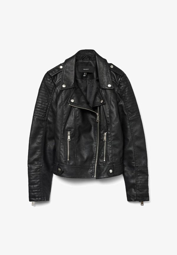 Vero Moda VMKERRIULTRA  - Faux leather jacket - black