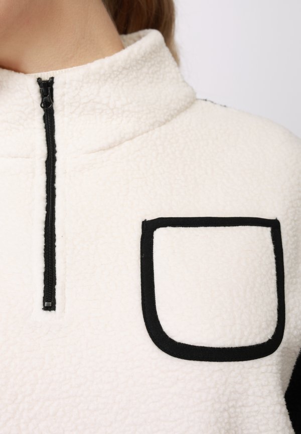 Even&Odd TEDDY QUARTER-ZIP SWEATER