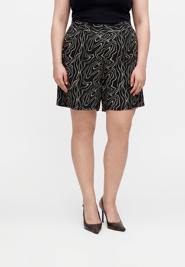 Vero Moda Curve VMCEASY JOY - Shorts - black