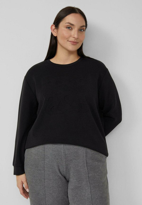 s.Oliver Sweatshirt - schwarz