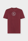 Calvin Klein Jeans CREST GRAPHIC - Print T-shirt - rhododendron