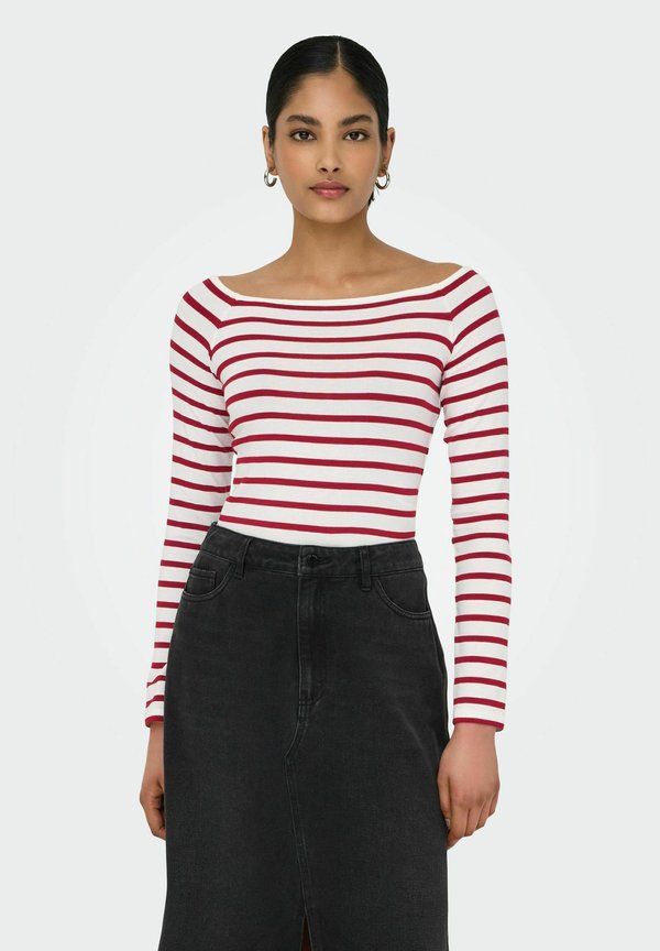 ONLY ONLLUCA - Long sleeved top - cloud dancer