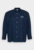 CURVE OVERSIZED FIT LOGO EMBROIDERY SHIRT Media 1