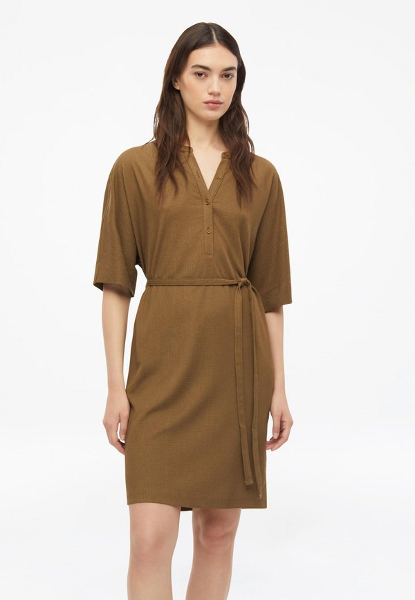 s.Oliver KLEID - Jersey dress - dunkelbraun