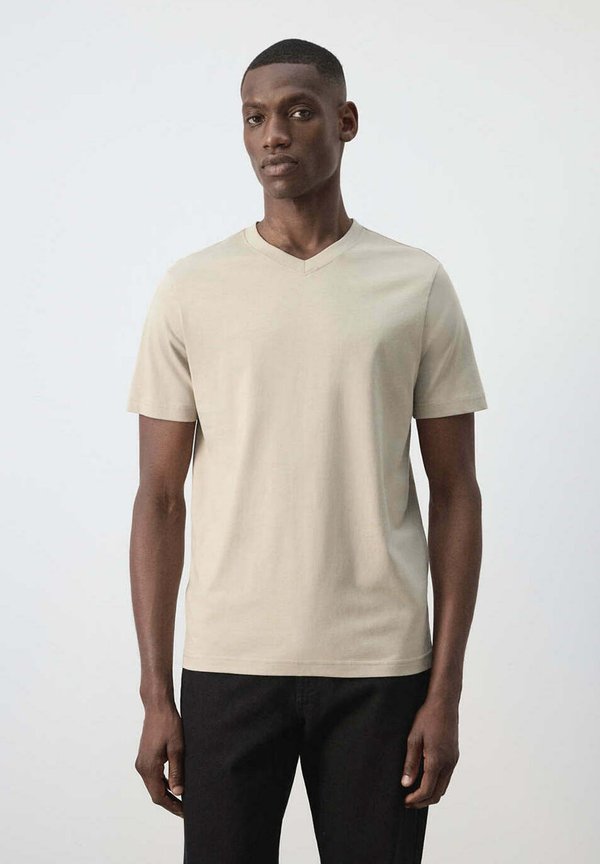 Mango ADULT - Basic T-shirt - sand