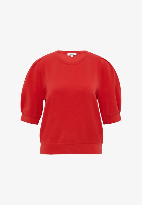 s.Oliver SCUBA- MIT KURZEN ÄRMELN - Basic T-shirt - rot