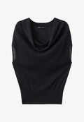 Mango ADULT - Print T-shirt - black