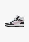 Puma REBOUND V6 UNISEX - High-top trainers - white rose mauve black
