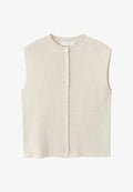Mango Waistcoat - beige