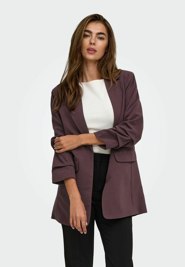 ONLY BLAZER ONLKALINA BLAZER - Short coat - fudge