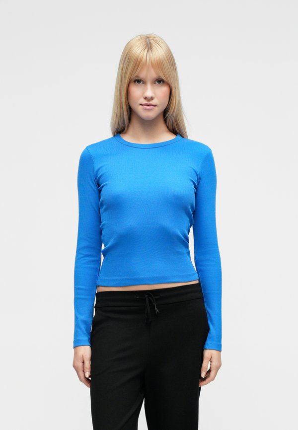 Vero Moda VMCHLOE SHORT TOP  - Long sleeved top - nebulas blue