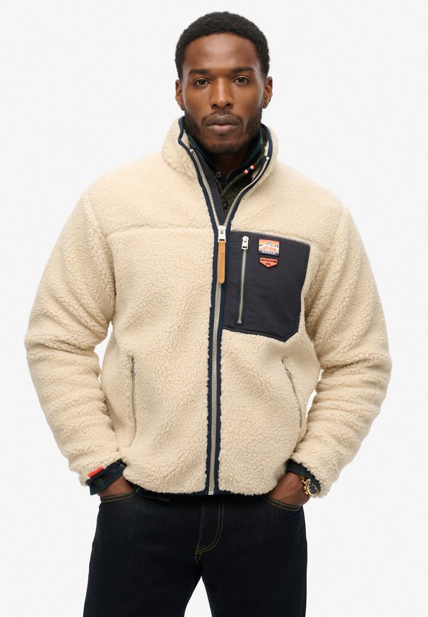 Superdry & Co Fleece jacket - oatmeal beige
