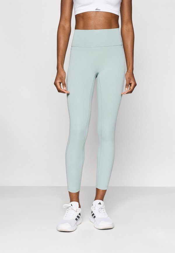 adidas Performance OPTIME WORKOUT 3 STRIPES 7/8 - Leggings - sage
