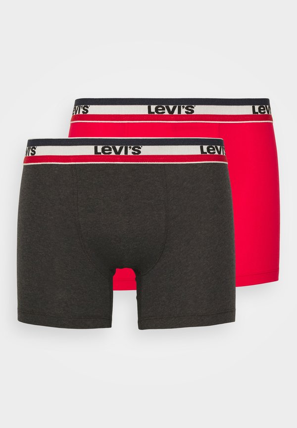 Levi's® MEN LOGO 2 PACK - Boxer briefs - red/black