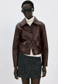 Mango Light jacket - bordeaux
