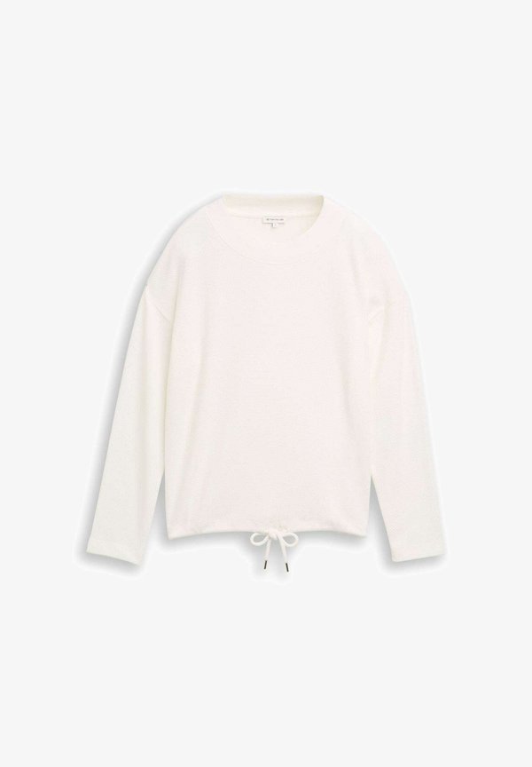TOM TAILOR LOOSE FIT  - Sweatshirt - whisper white