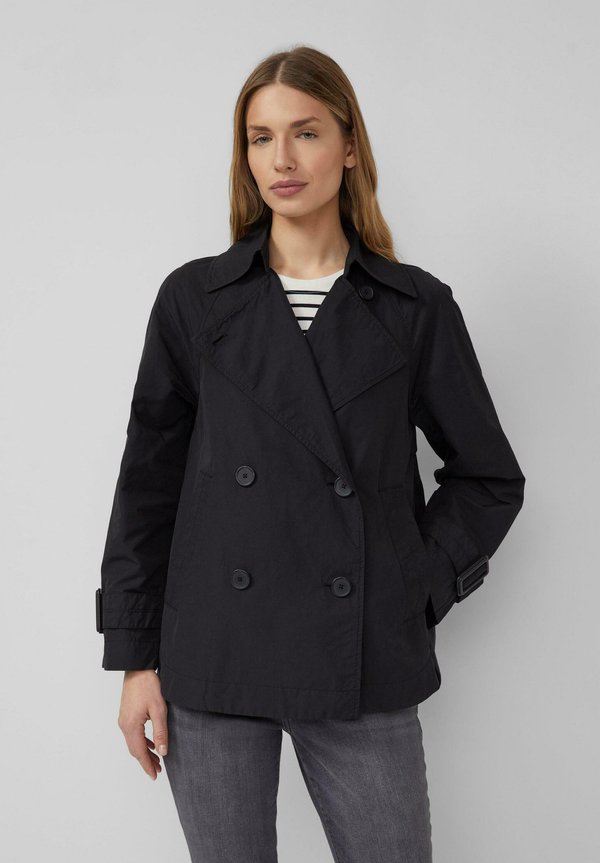 s.Oliver OUTDOOR-JACKE - Short coat - schwarz