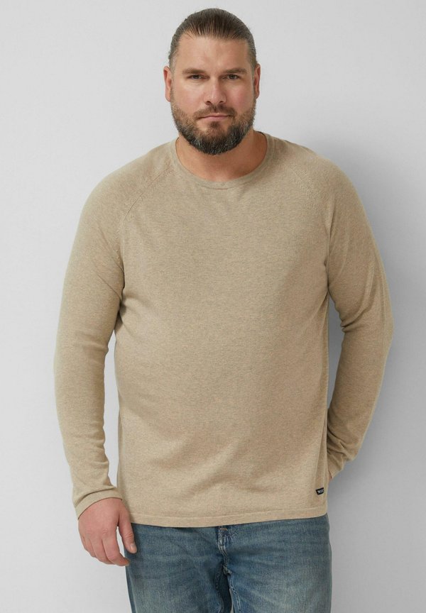 s.Oliver PULLOVER - Jumper - helles beige