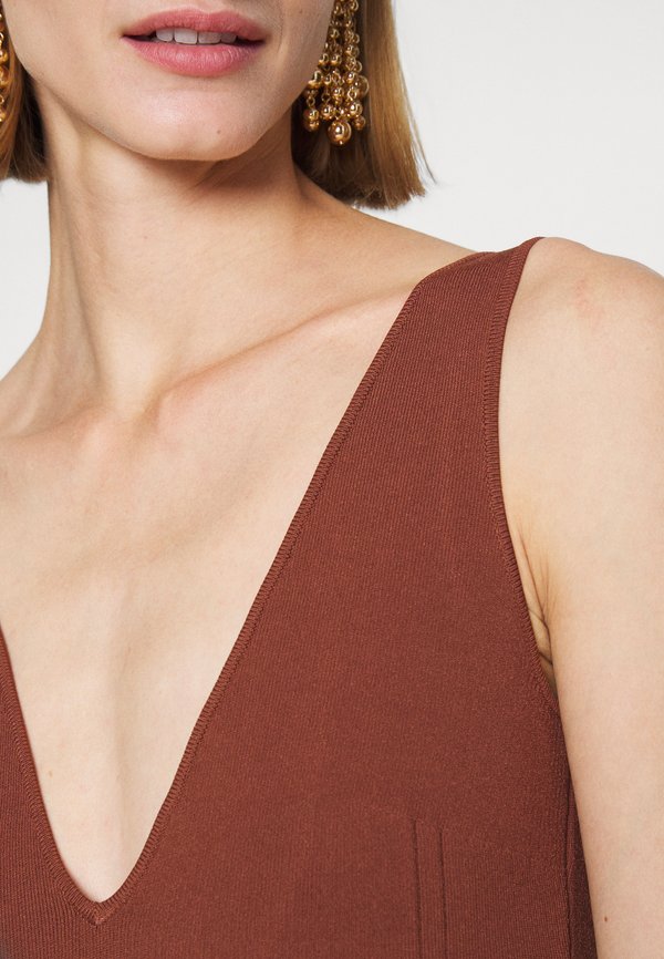 Victoria Beckham OPEN BACK V NECK BODYSUIT