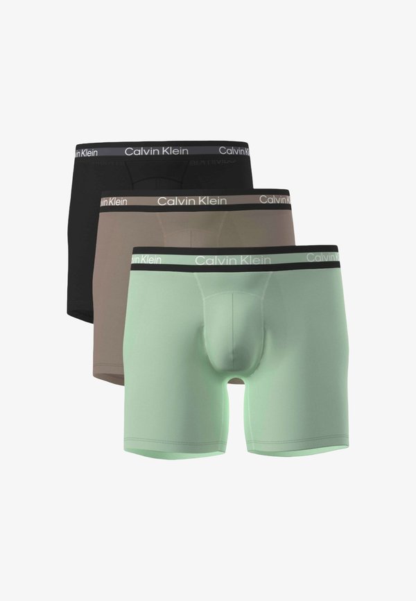 Calvin Klein Underwear BOXER BRIEF LV00NB4537 3 PACK - Boxer briefs - nero marrone