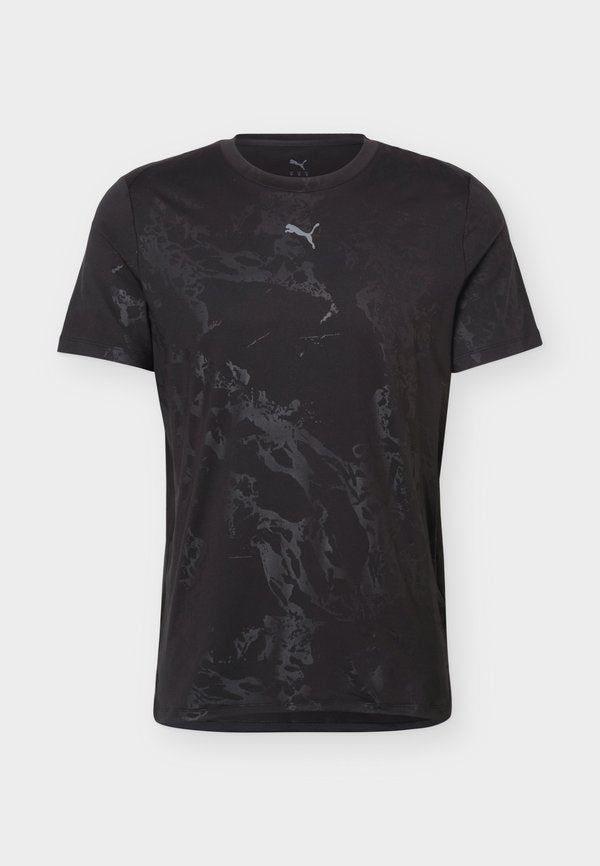 Puma EMBOSSED TEE - Sports T-shirt - black