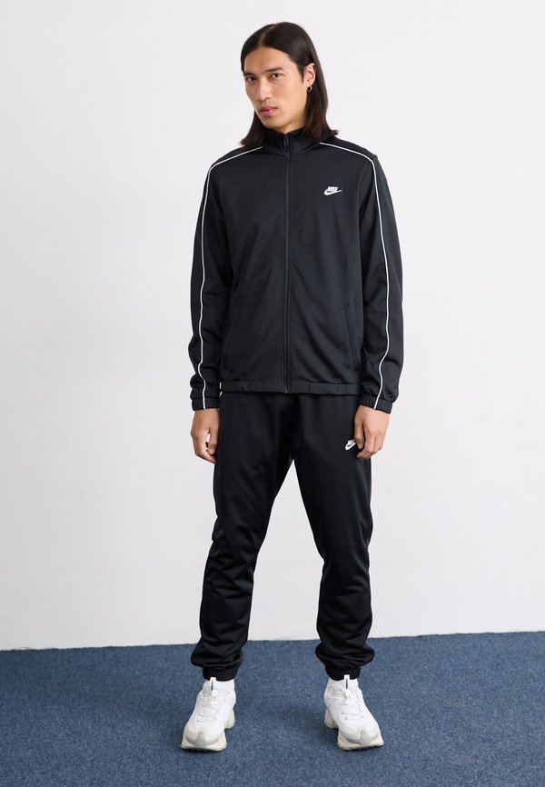Nike Sportswear CLUB SET - Tracksuit - black/white