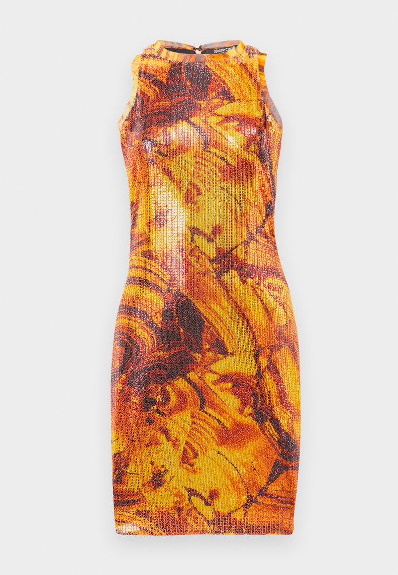 DRESS TIGEREYE PRINTED ON ALL OVER PAILLETTES Media 1