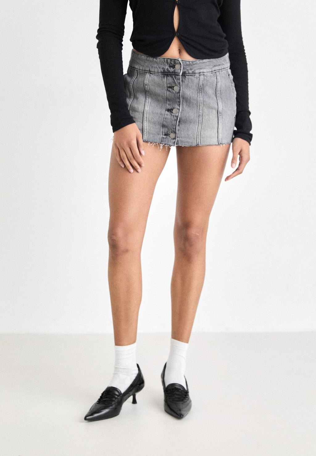 Weekday FRAYED SKIRT