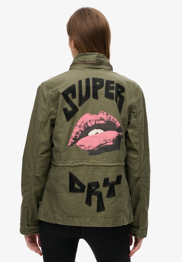 Superdry & Co EMBELLISHED  - Summer jacket - washed khaki