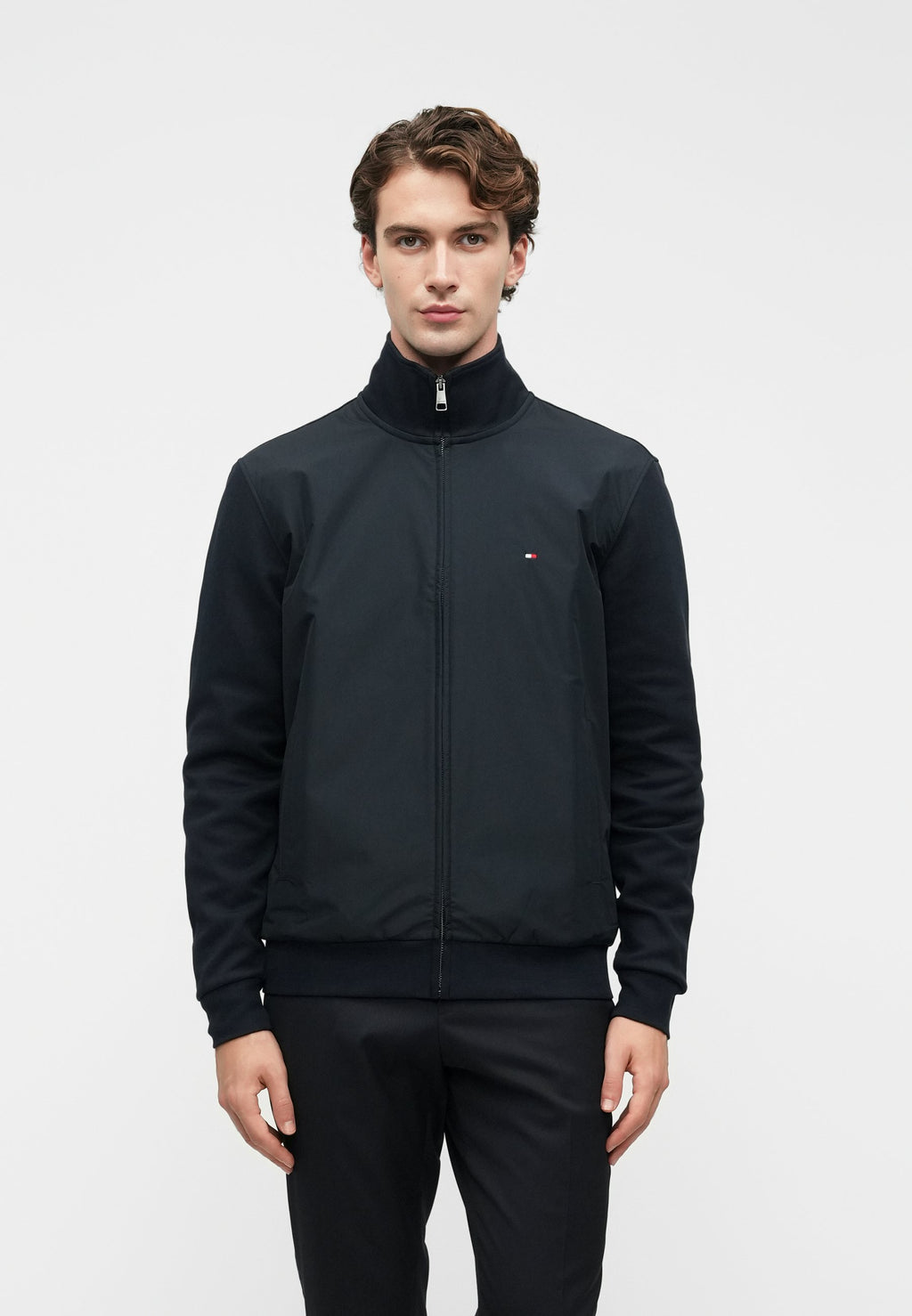 INTECHNO KNIT FLAG EMBROIDERY ZIP-THRU JUMPER Media 3