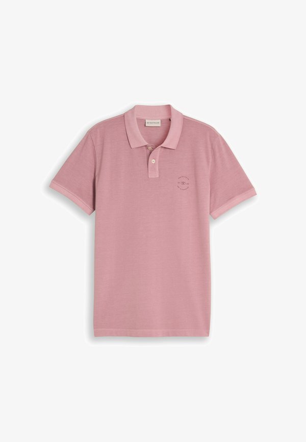 TOM TAILOR GARMENT DYE POLO - Polo shirt - dusty rose