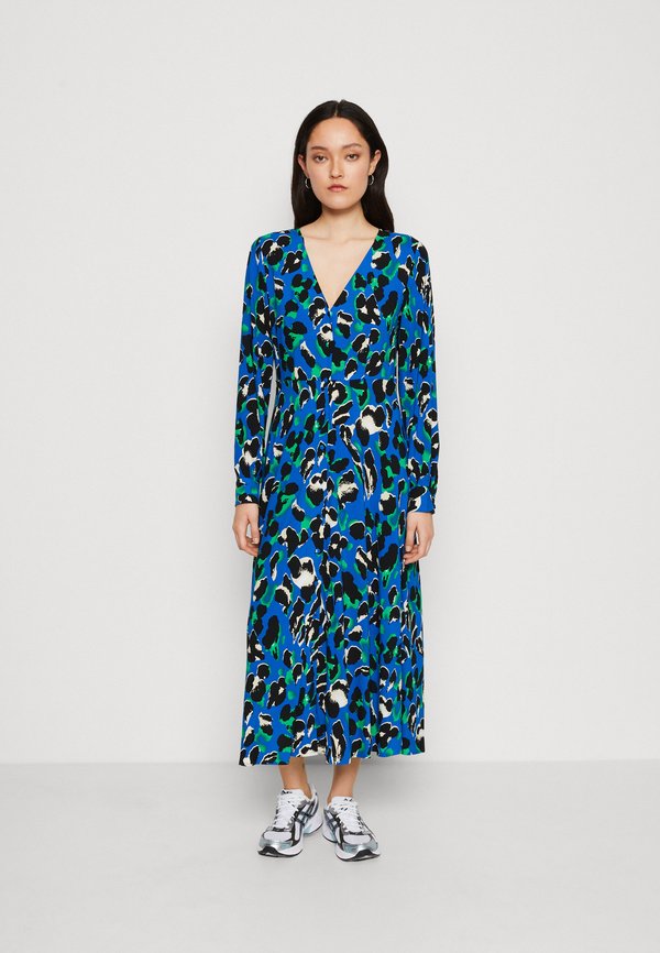YAS YASMANHATTAN V NECK SHIRT DRESS
