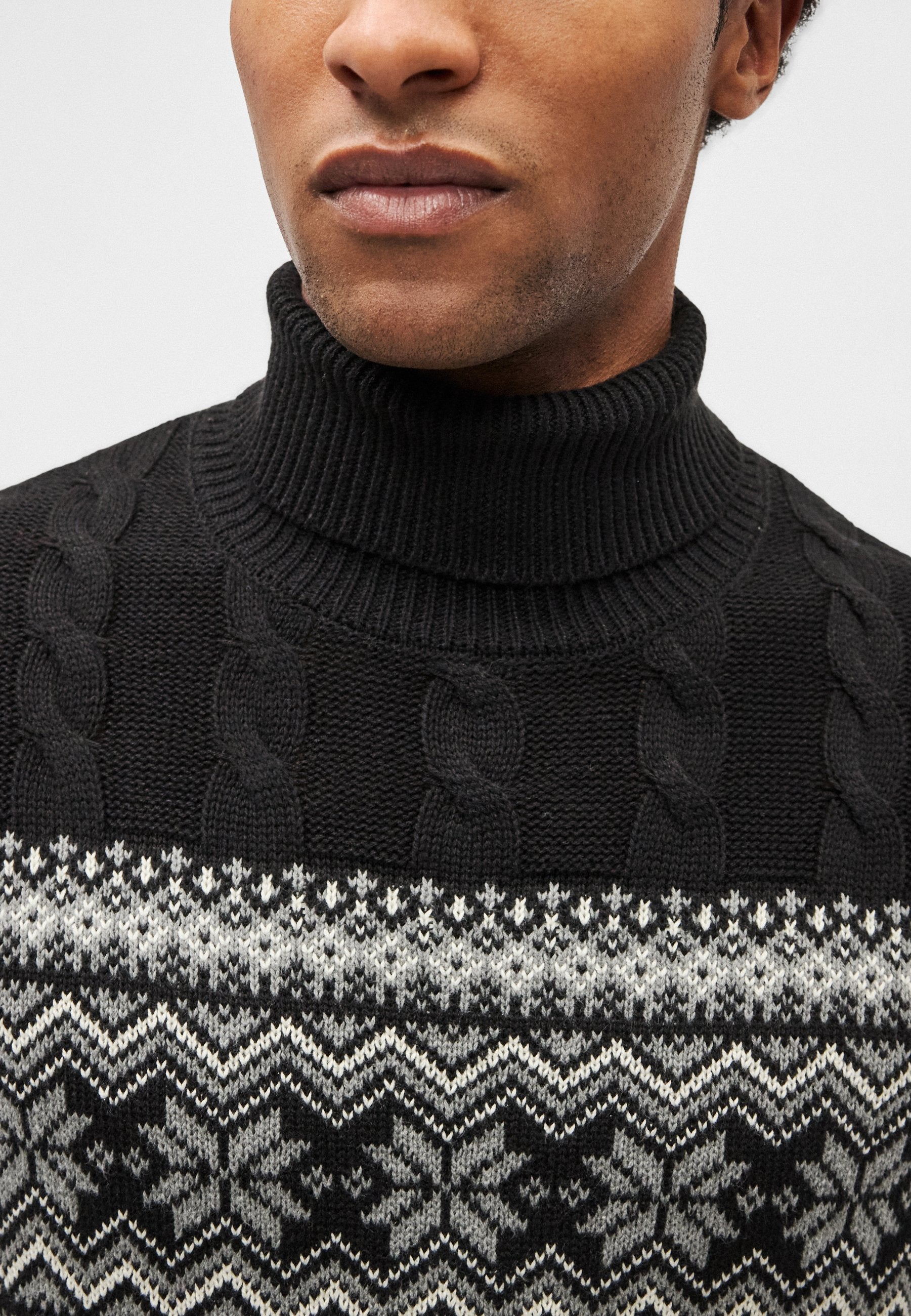CABLE ROLL NECK  Media 8