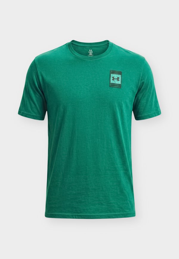 Under Armour BOX LOGO - Print T-shirt - campus ivy/black