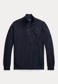 Polo Ralph Lauren Big & Tall MESH-KNIT COTTON QUARTER-ZIP JUMPER