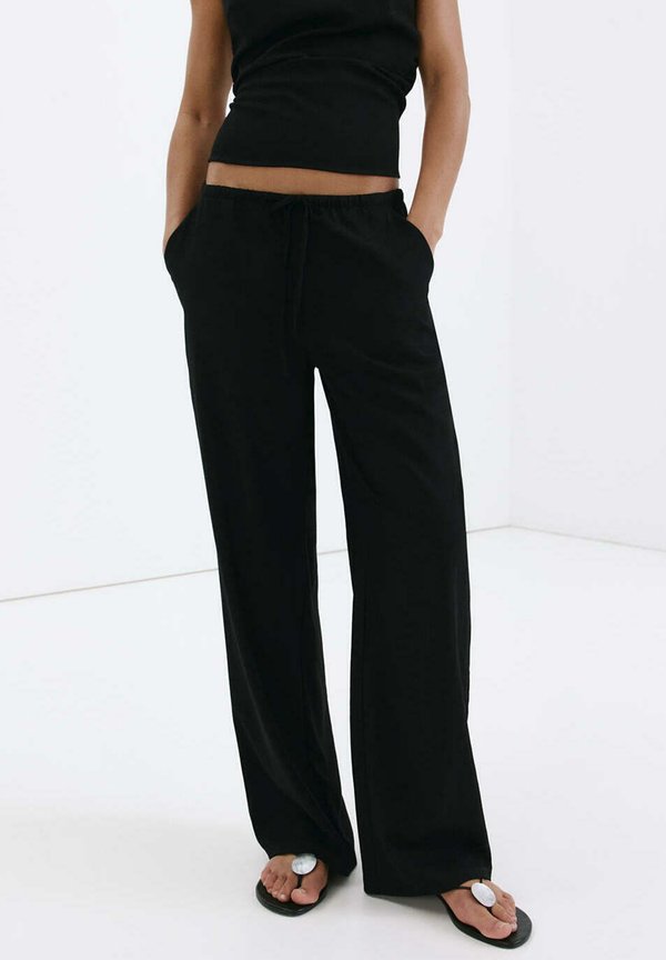Mango ADULT - Trousers - black