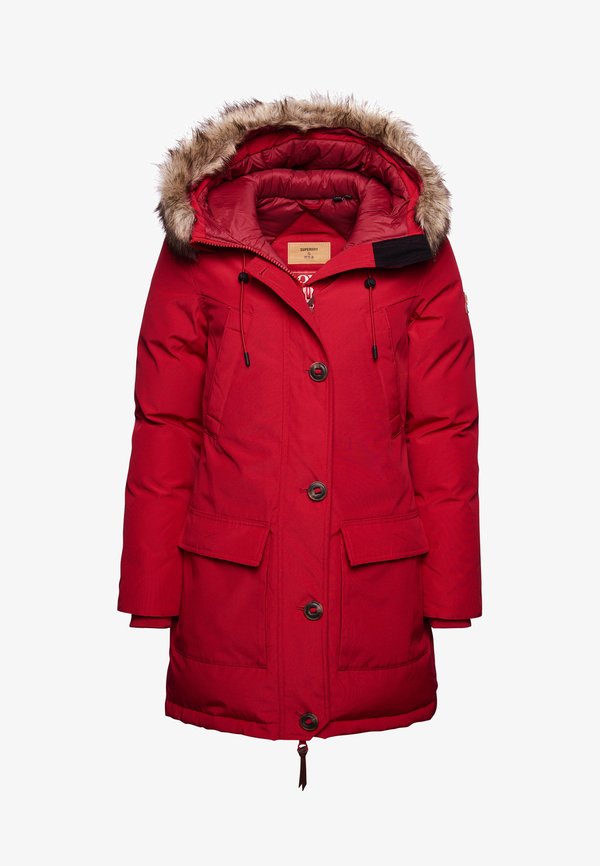 Superdry & Co ROOKIE - Down coat - chilli pepper