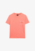 Superdry & Co ESSENTIAL LOGO GARMENT DYE  - Basic T-shirt - fiery coral