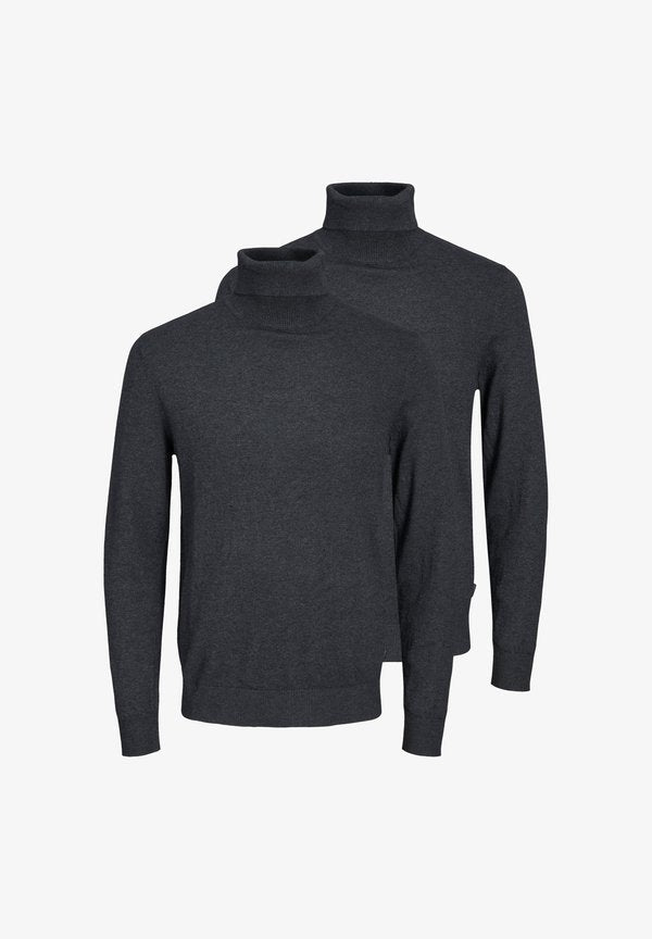Jack & Jones JACK & JONES 2 PACK - Jumper - dark grey melange