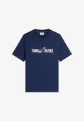 Tommy Hilfiger SUMMER CHEST GRAPHIC - Print T-shirt - carbon navy