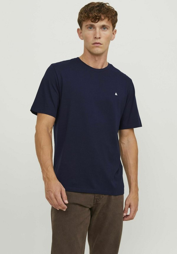 Jack & Jones JJEPAULOS TEE SS CREW NECK NOOS - Basic T-shirt - navy blazer