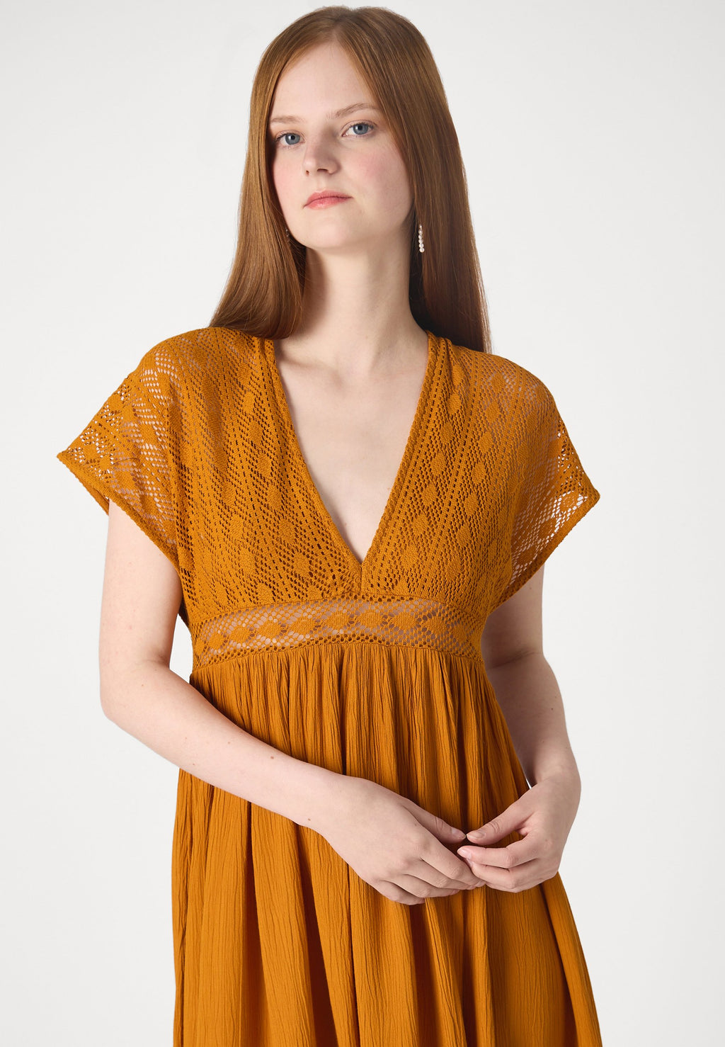 VILA VIAMLINE V-NECK SHORT