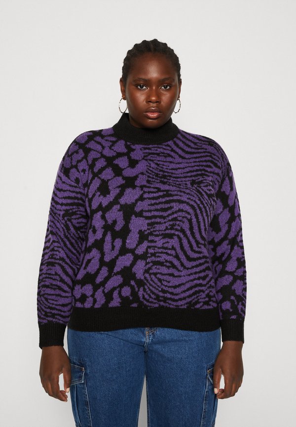 Vero Moda Curve VMCVERA ANIMAL O-NECK