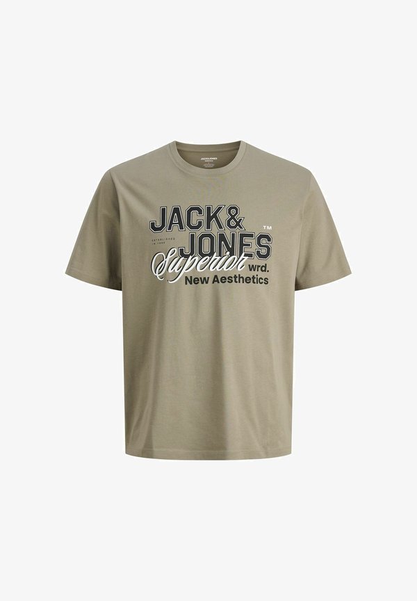 Jack & Jones Plus Size - Print T-shirt - vetiver