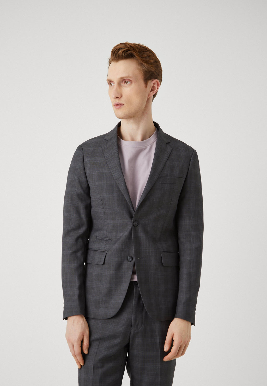 CHECKED MENS SUIT SET Media 8