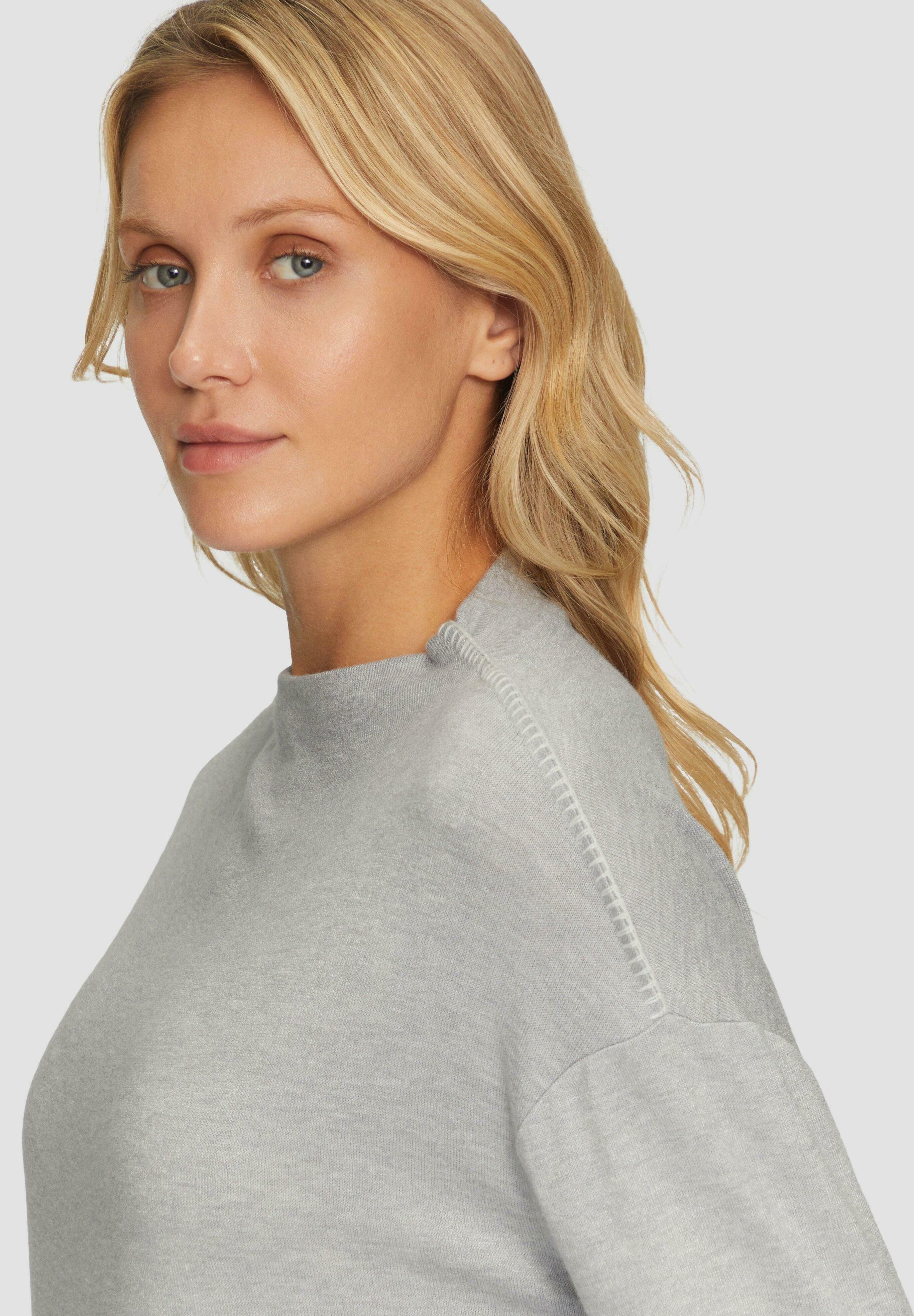 LONGSLEEVE AUS GEBÜRSTETEM JERSEYSTRICK Media 4
