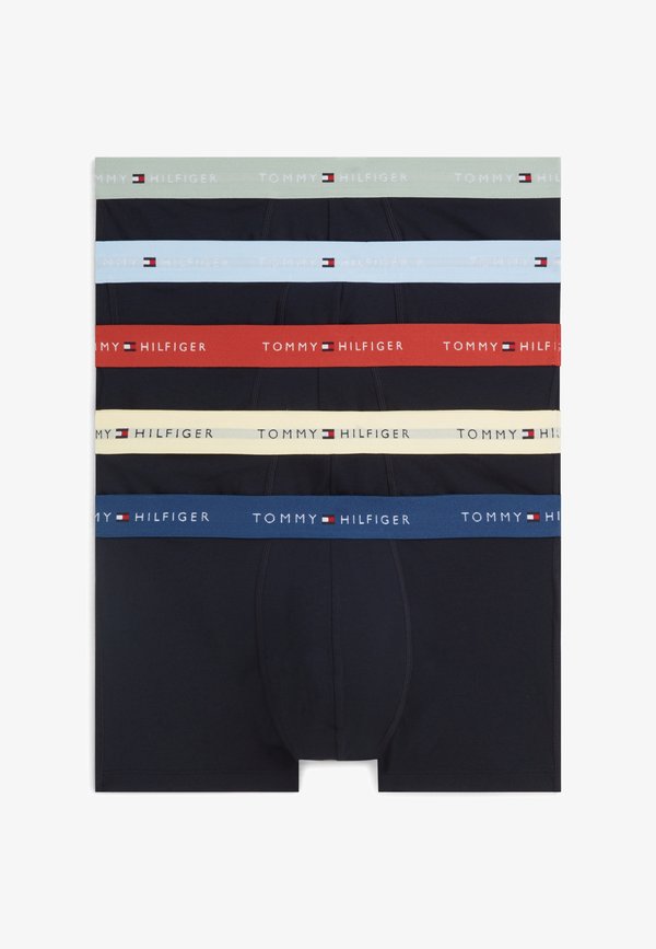 Tommy Hilfiger SIGNATURE TRUNK 5 PACK - Trunks - nb//lt daf/bl jn/ch b/ter rd/min gy