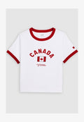 Levi's® FOOTBALL RINGER - Print T-shirt - white/red
