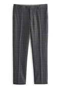 SIGNATURE  RICH CHECK SUIT TROUSERS SLIM FIT - Next - View 1
